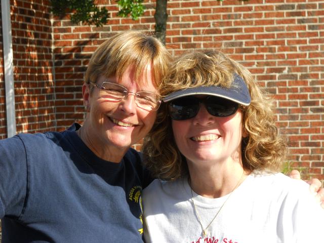 Jayne Toellner and Sharon Schaefer at fall festival 2011